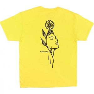 Empyre Flora Revival Yellow T-Shirt size small NWOT